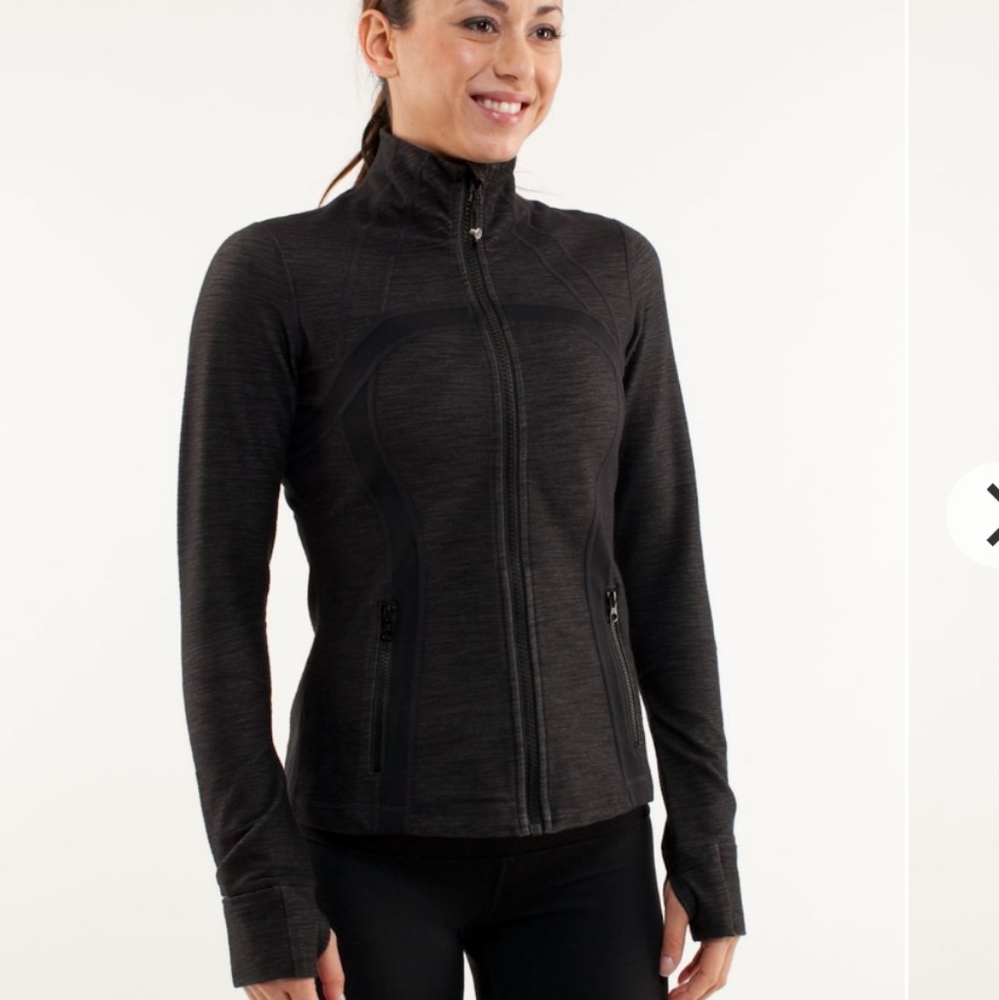 Lululemon Define Jacket Black Slub Denim